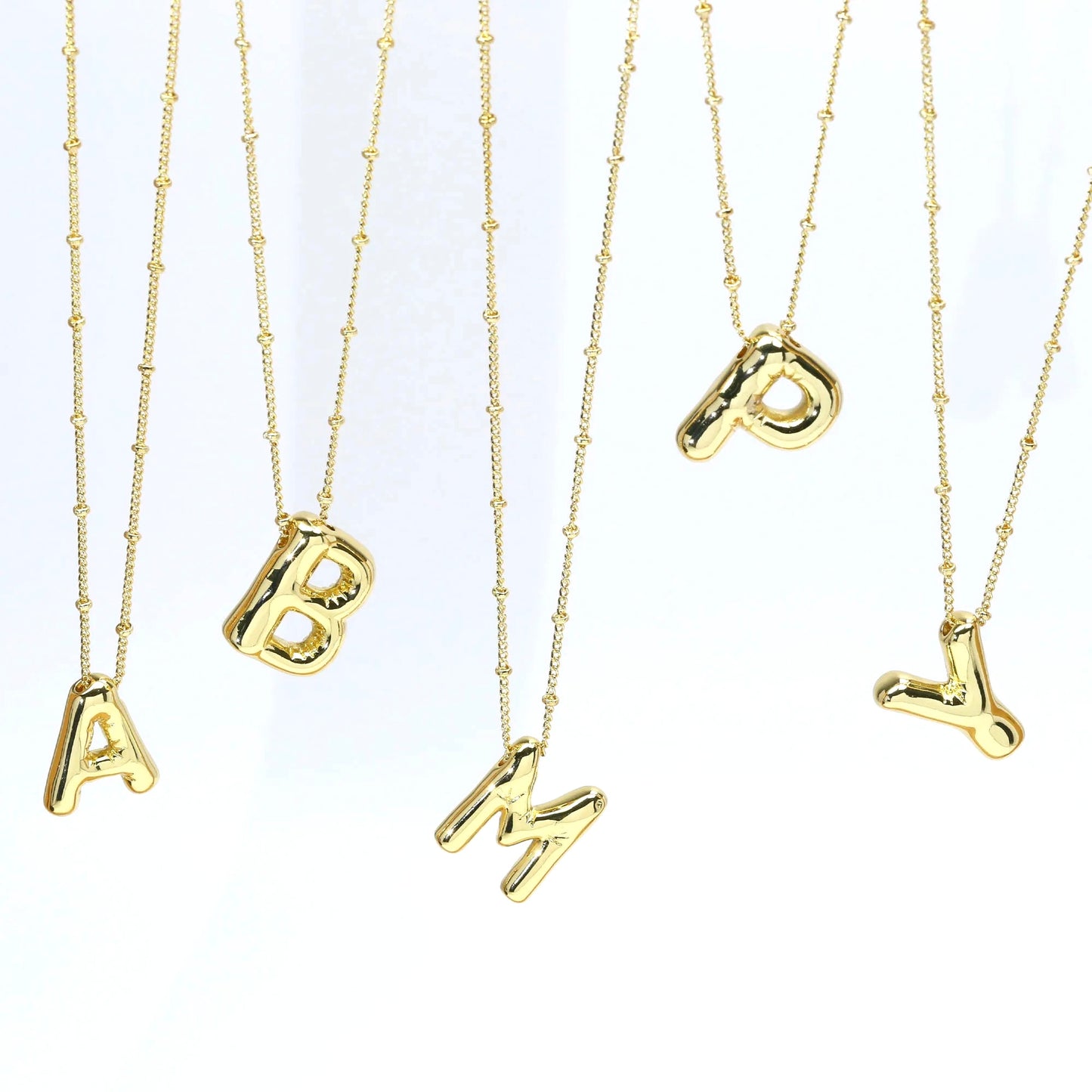 Bubble Letter Necklace