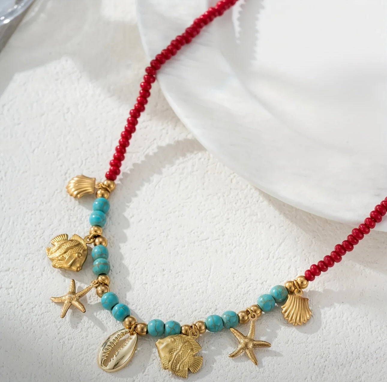Bohemian pendant necklace
