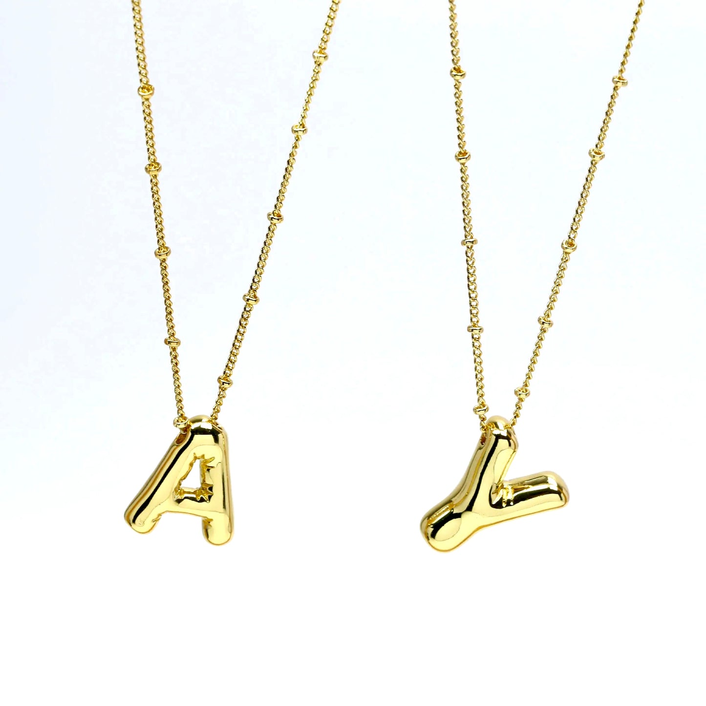 Bubble Letter Necklace