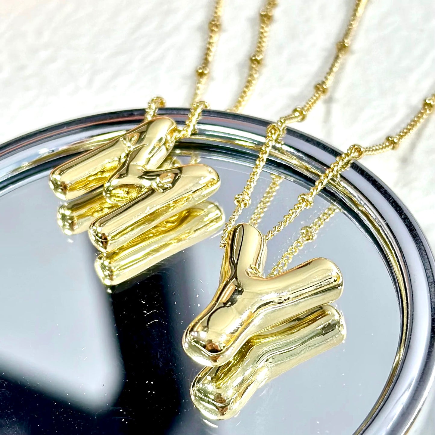 Bubble Letter Necklace