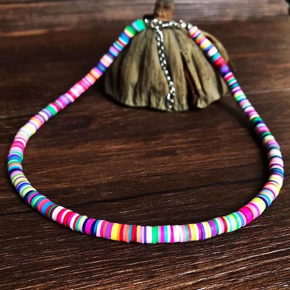 Beach Heishi Beads Necklaces