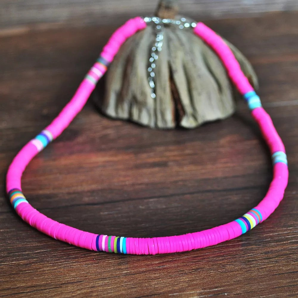 Beach Heishi Beads Necklaces