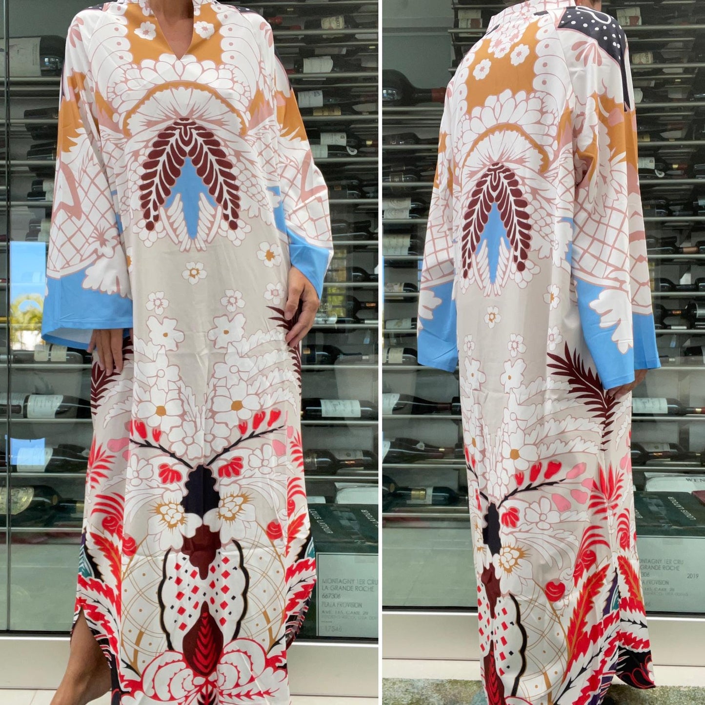 Printed caftan