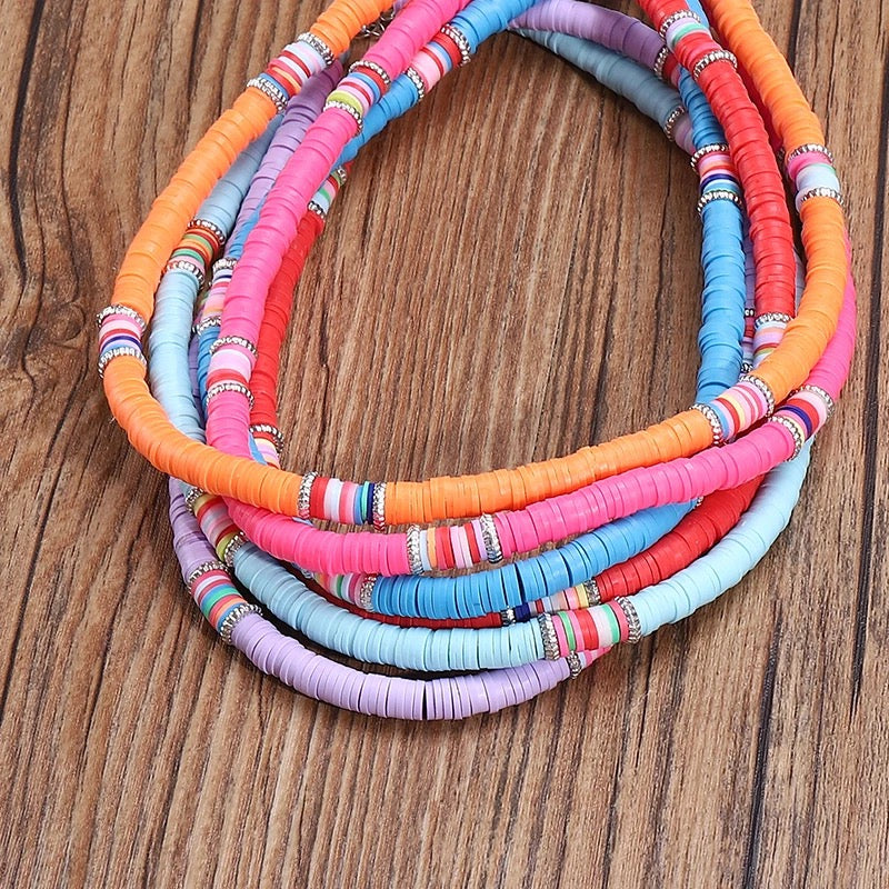 Beach Heishi Beads Necklaces