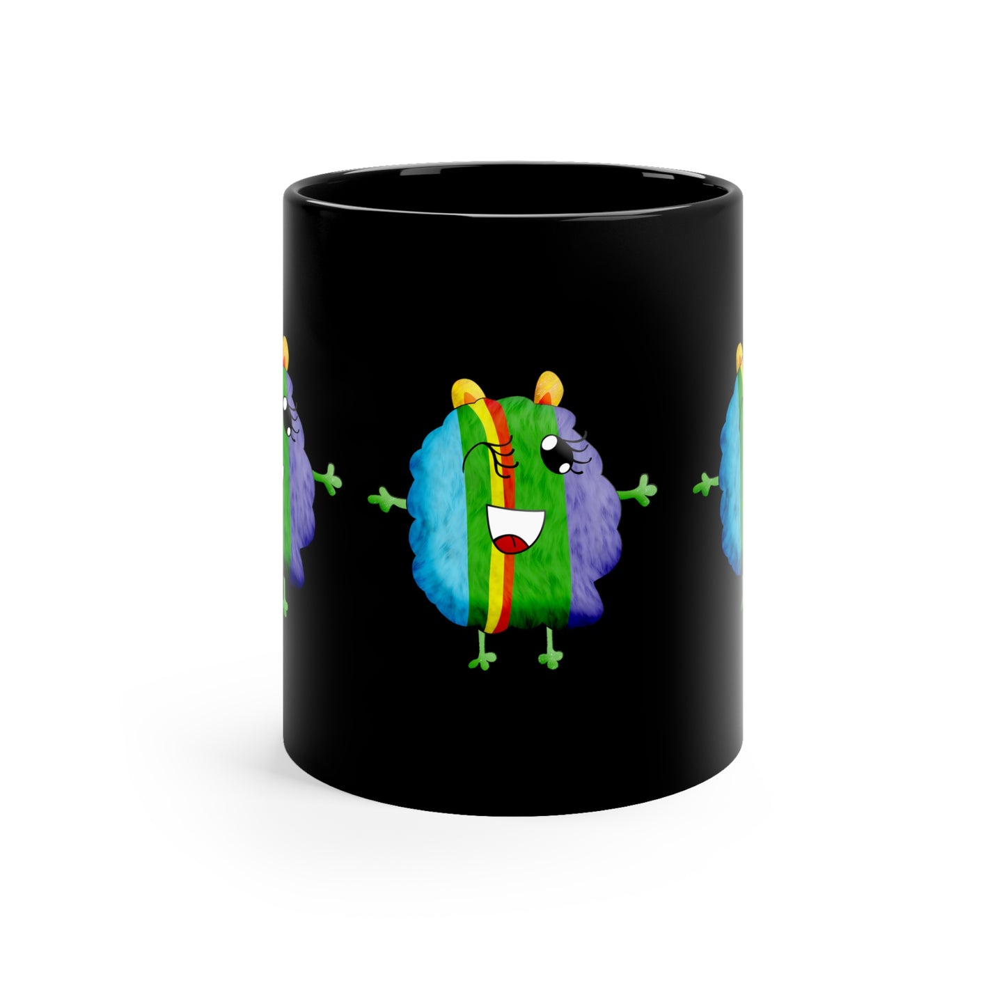 11oz Black Mug Sparkle
