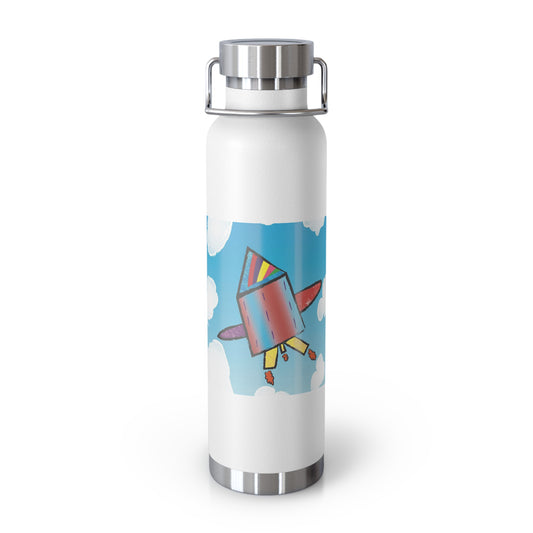 Sparkle Rocket - Copper Vacuum Insulated Bottle, 22oz