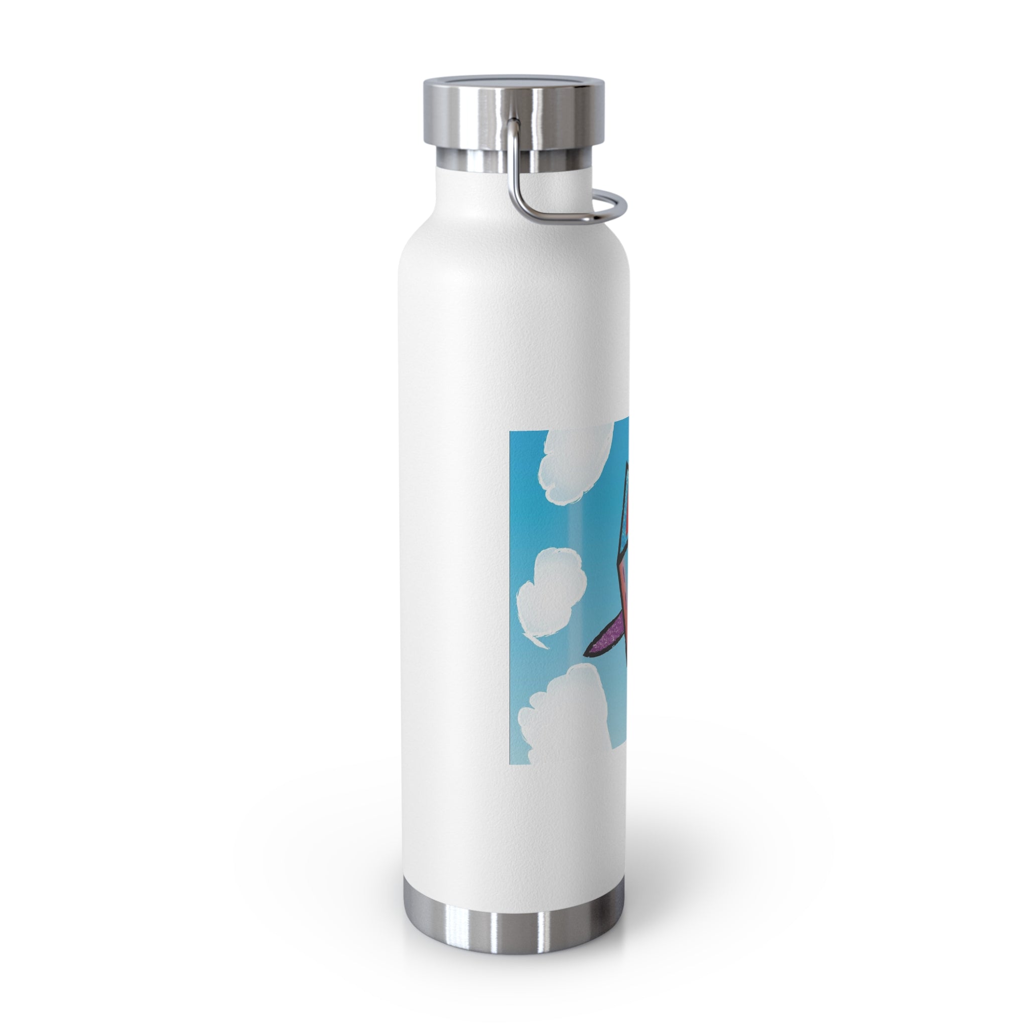 Sparkle Rocket - Copper Vacuum Insulated Bottle, 22oz