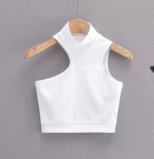 Girls Sleeveless crop top shirt