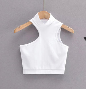 Girls Sleeveless crop top shirt