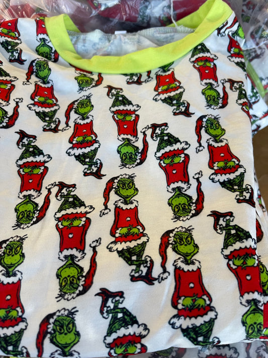 Liquidación  Grinch Family Xmas Pajamas