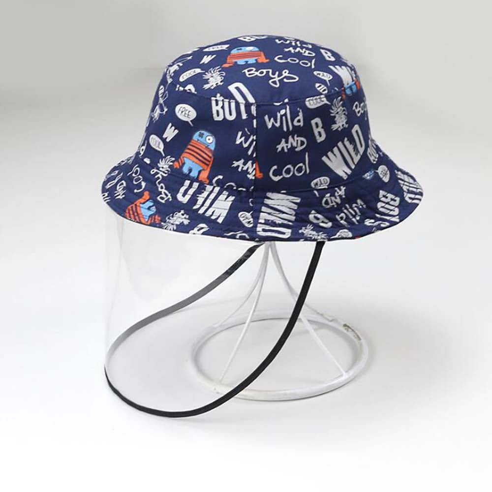 Bucket Hat with Transparent Plastic Protective