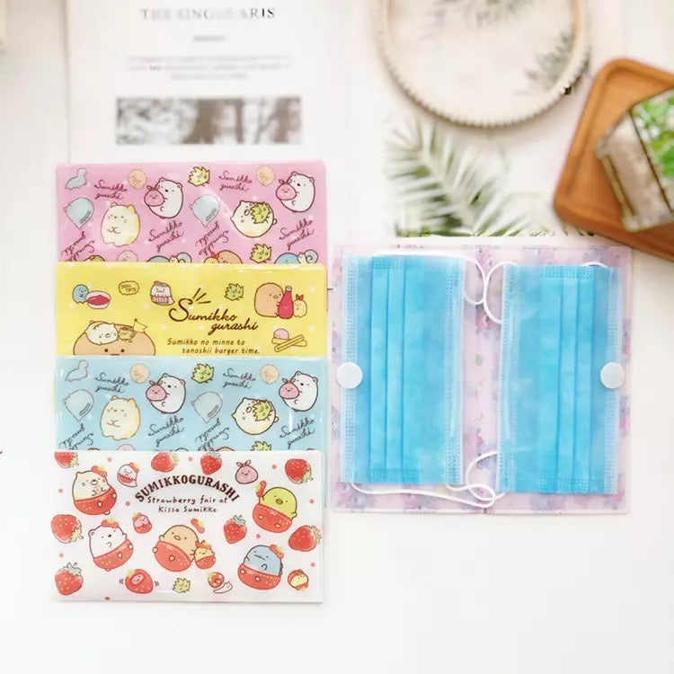 Cute Face Mask Pouch with 3Ply masks