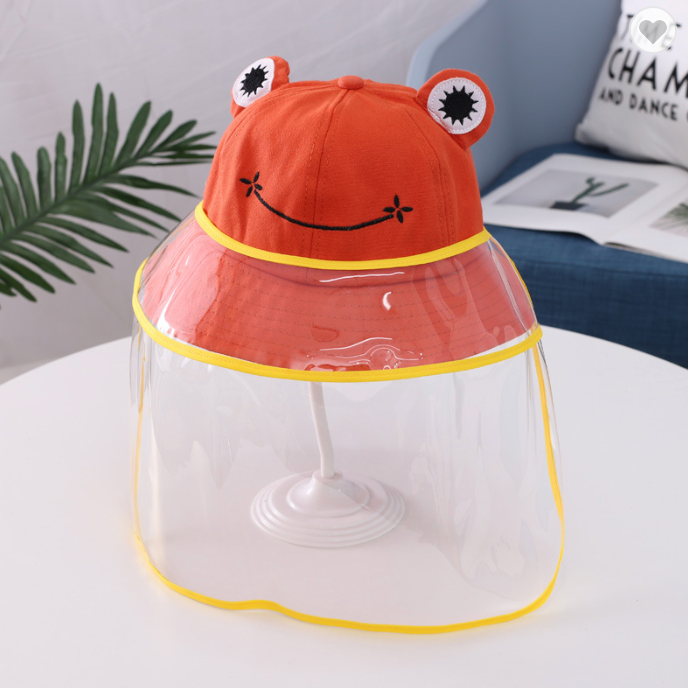 Froggie Kids Bucket Hat with Face Shield