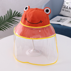 Froggie Kids Bucket Hat with Face Shield