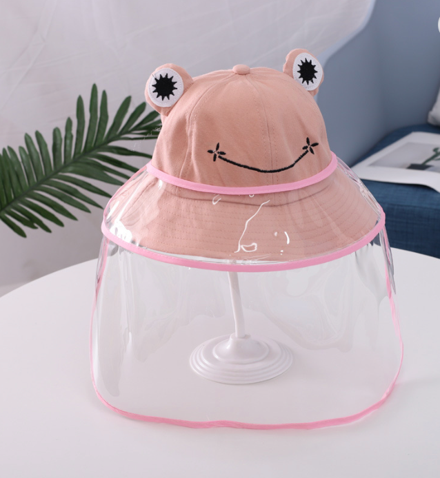 Froggie Kids Bucket Hat with Face Shield