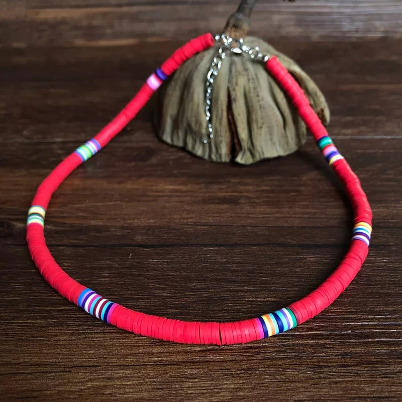 Beach Heishi Beads Necklaces