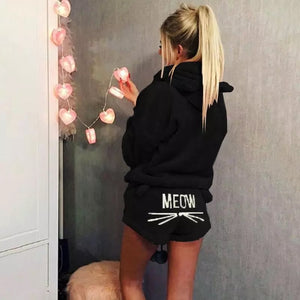 Cute Cat Hoodies Pjs