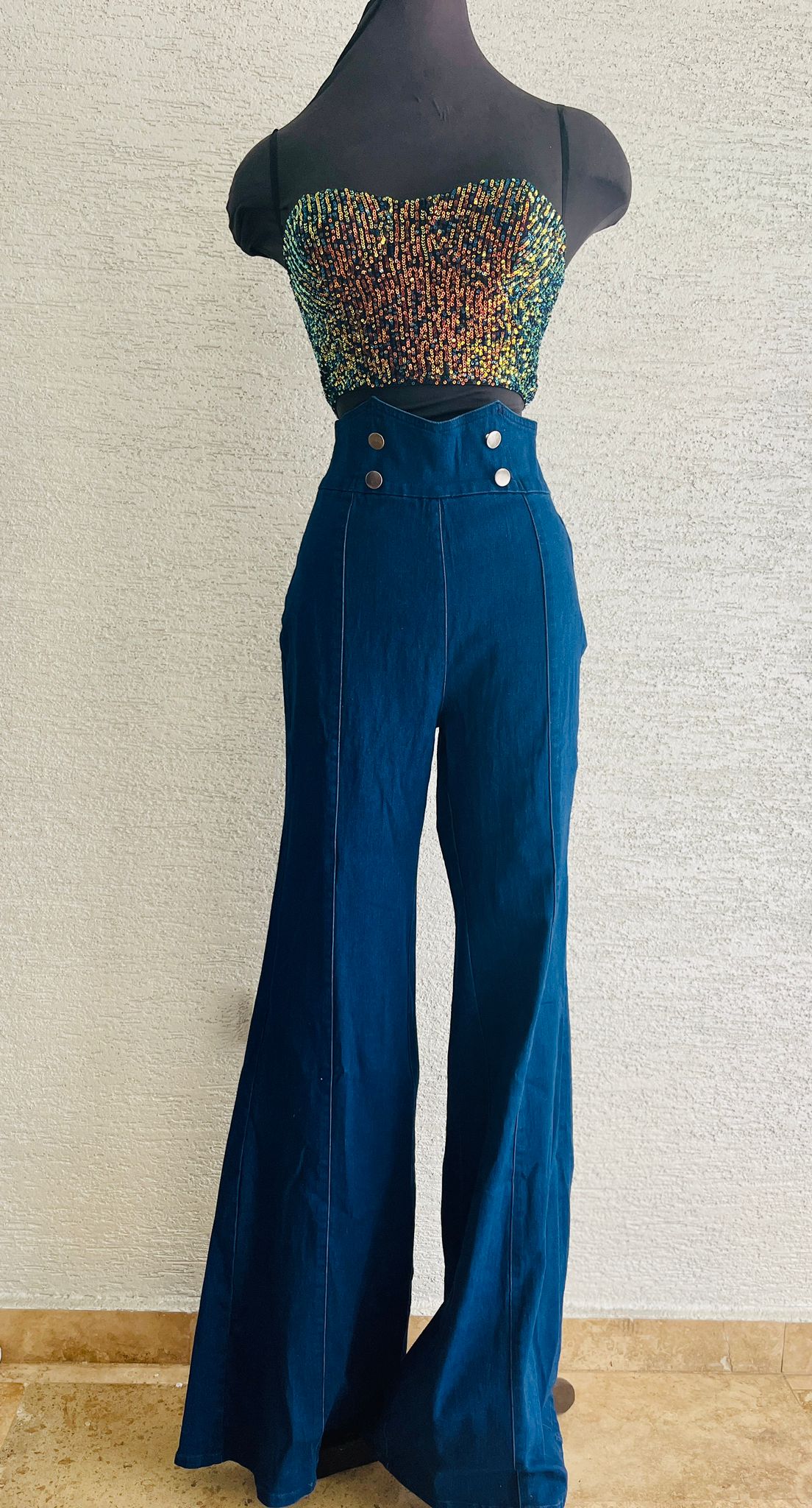 High waist flare Jean