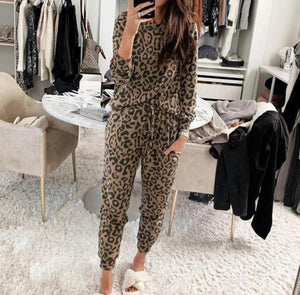 Leopard Print Casual Set