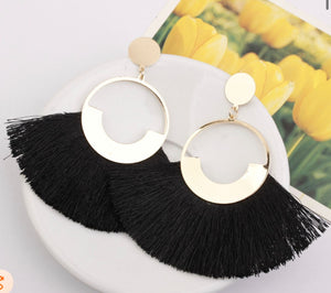 Bohemian tassel earrings