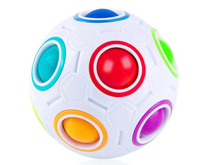 Fidget Pop It Ball, Rainbow Puzzle Ball, Sensory Ball