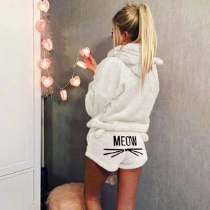 Cute Cat Hoodies Pjs