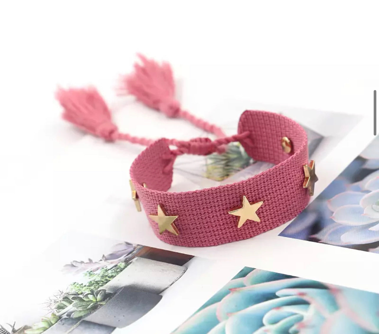 Golden Star tassel bracelet