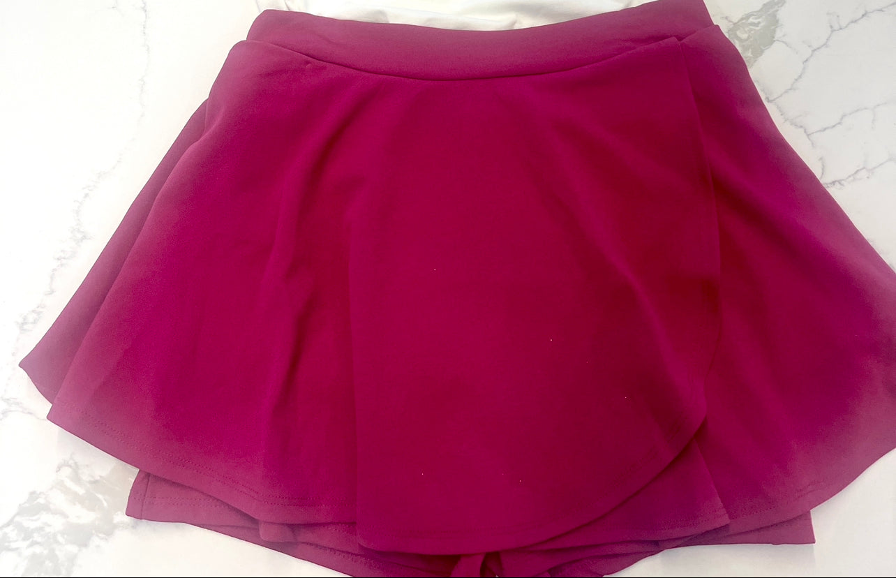 Fuccia Skort