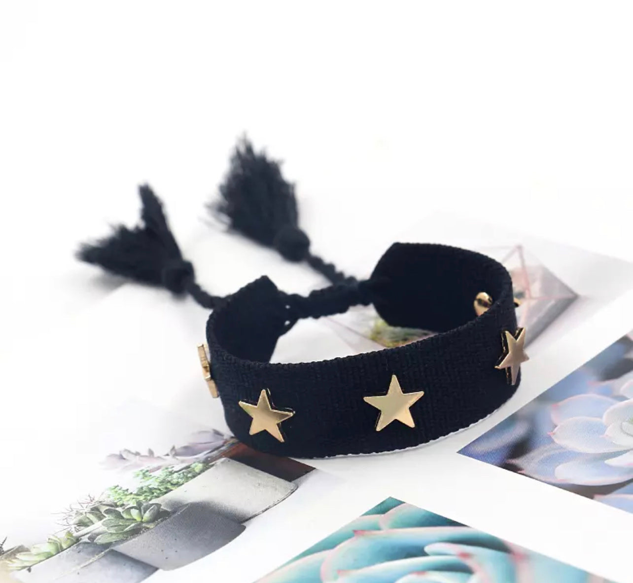 Golden Star tassel bracelet