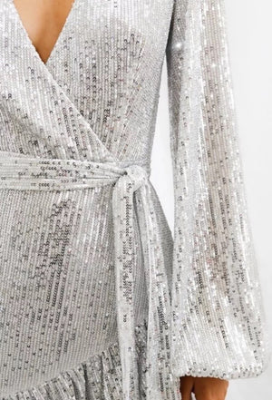 Wrap around Mini Dress