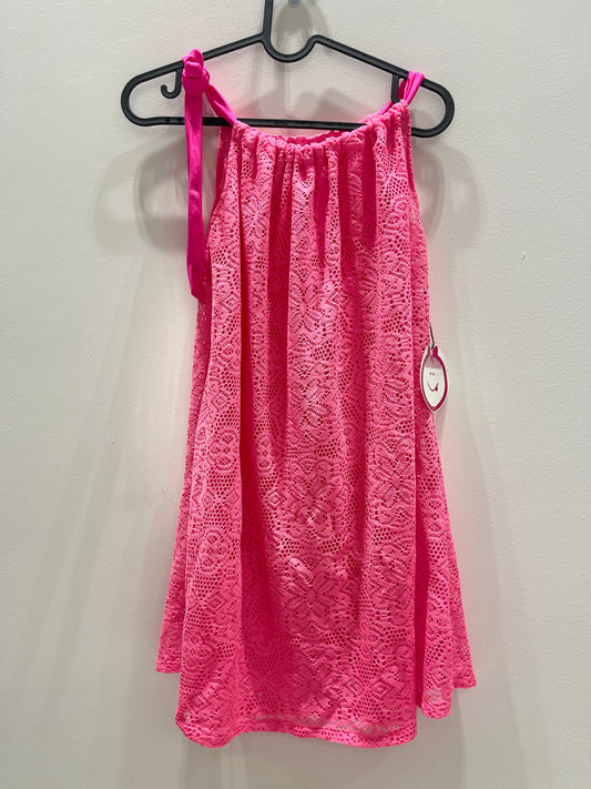 Girls pink cover up