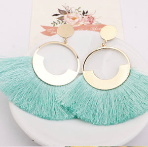 Bohemian tassel earrings