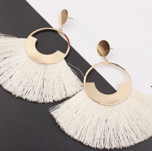 Bohemian tassel earrings