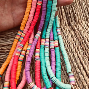 Beach Heishi Beads Necklaces