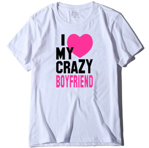 Cute crazy girfriend or boyfriend tshirt