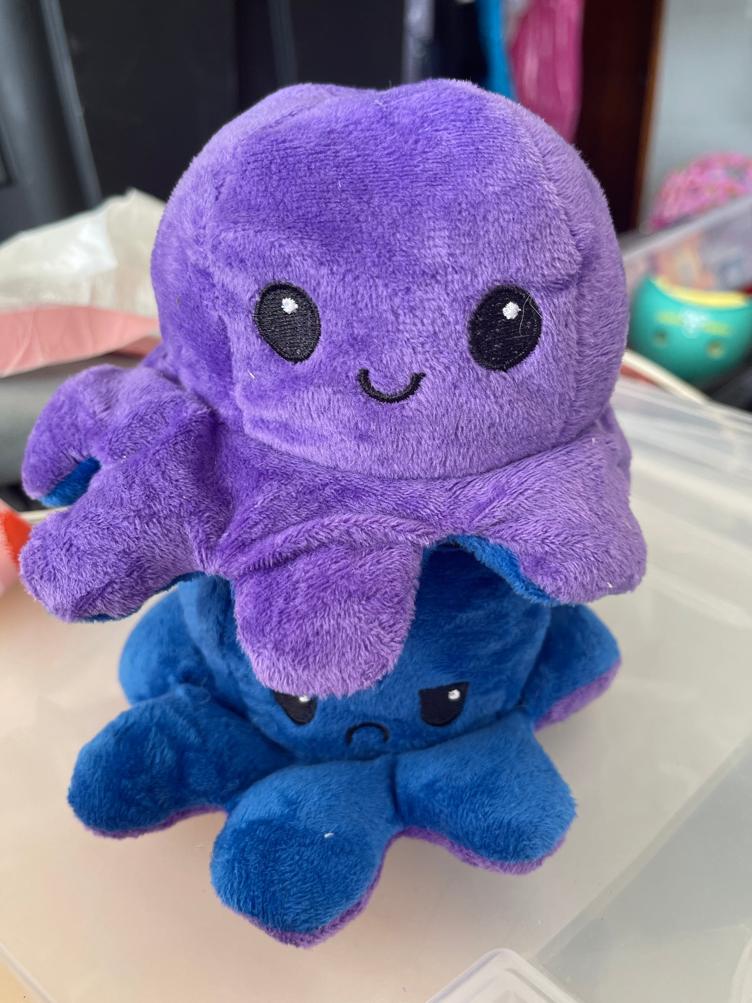 Cute Reversible Octopus Plushie
