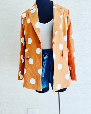 Polka Dot Blazer