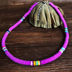 Beach Heishi Beads Necklaces
