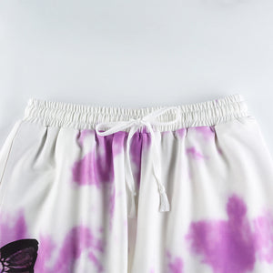 Ladies Tie Dye Jogger Pant with tie dye top