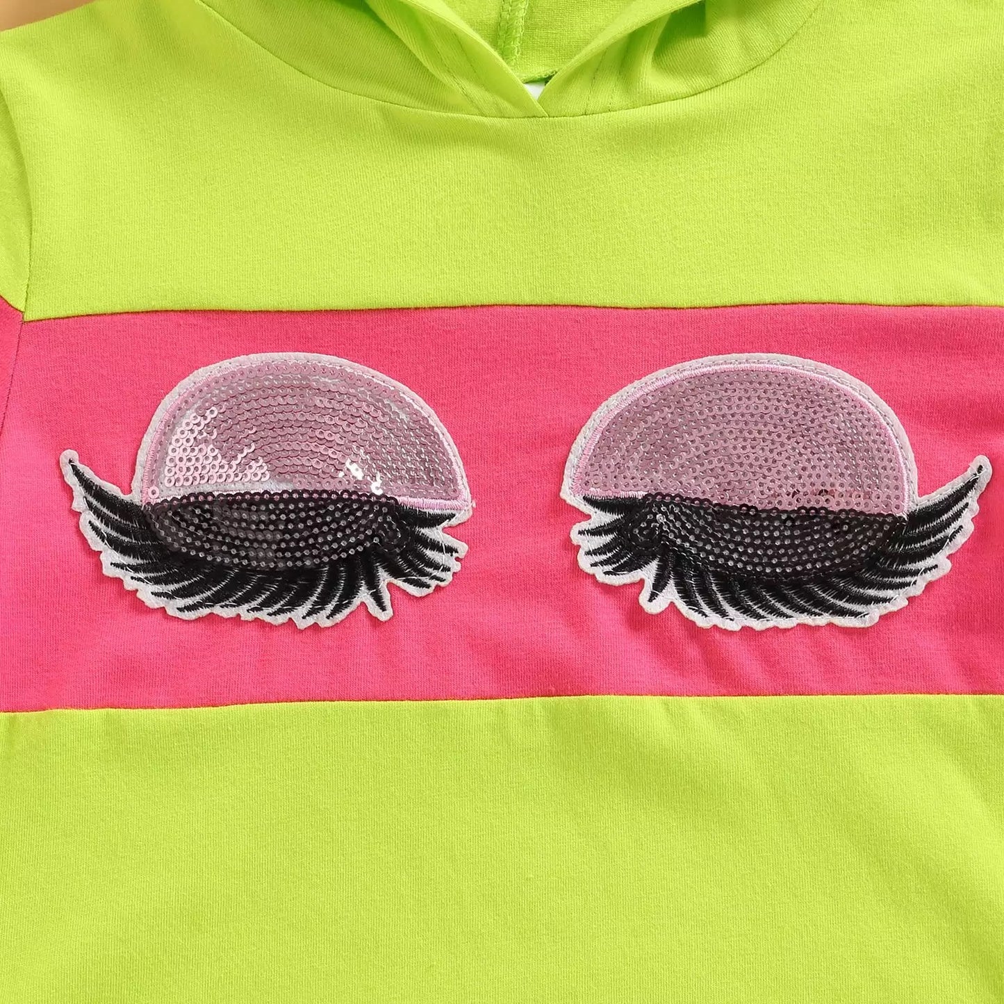 Neon Green Kids Hoodie
