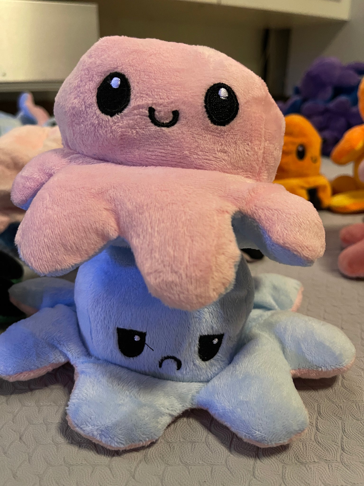 Cute Reversible Octopus Plushie