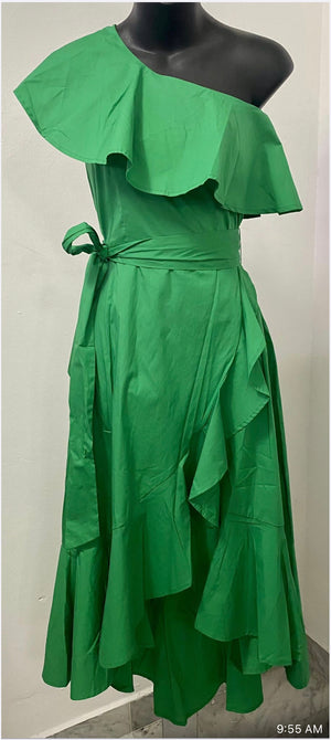 Amelie Green Dress