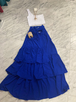 Blue skirt