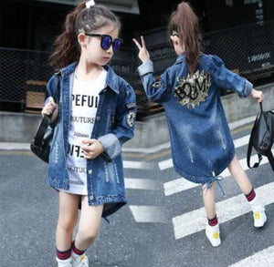 Girls fashion denim Jacket