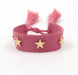 Golden Star tassel bracelet