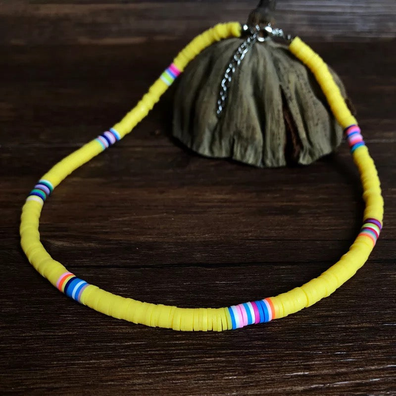 Beach Heishi Beads Necklaces
