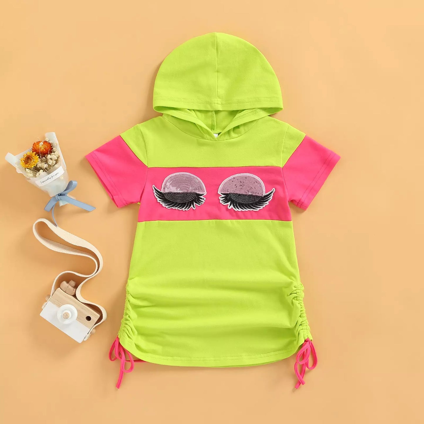 Neon Green Kids Hoodie