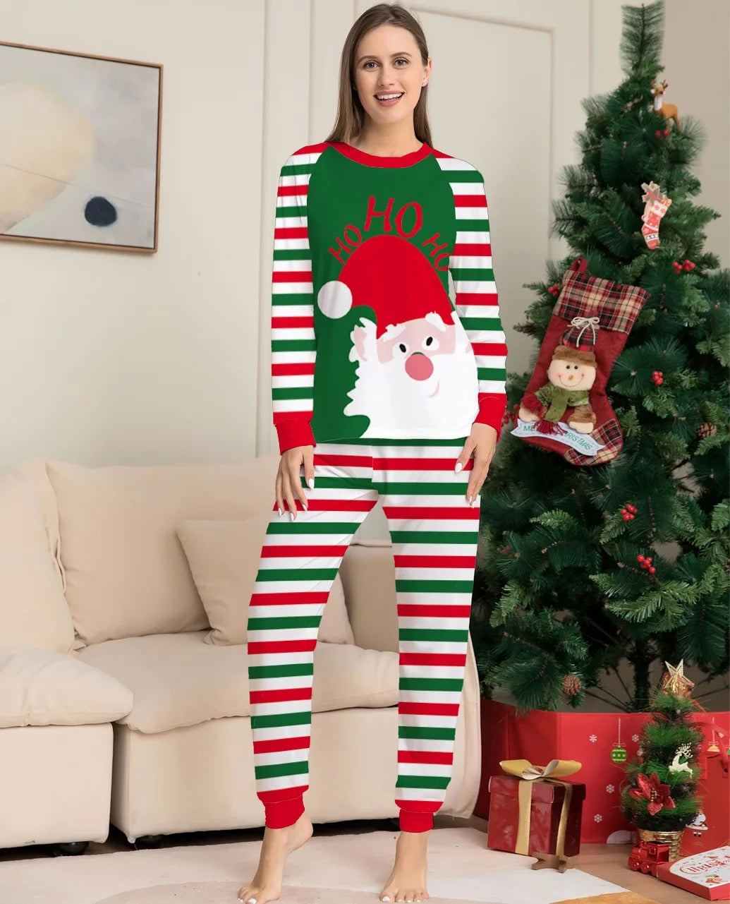 New Christmas PJ- Santas Face
