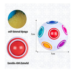 Fidget Pop It Ball, Rainbow Puzzle Ball, Sensory Ball